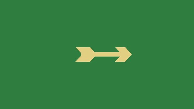 Arrow Moving - Royalty Free Clip