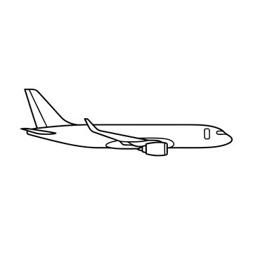 Airplane outline