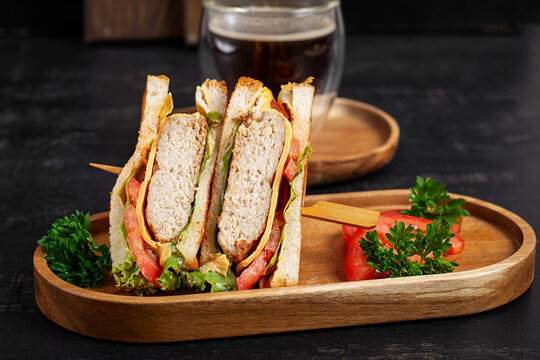 Delicious Chicken Toast Sandwich for Breakfast or Lunch