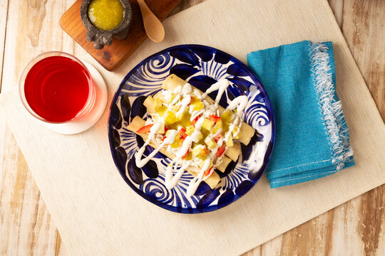 Tacos Dorados. Mexican dish also known as Flautas, consists of a rolled corn tortilla with some filling, commonly chicken or beef or vegetarian options such as potatoes.