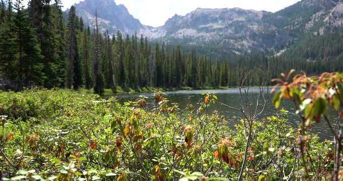 Idaho Sawtooth Mountains alpine landscape