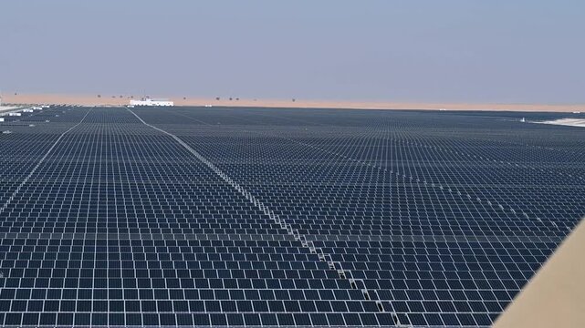 A view of the Mohammed bin Rashid Al Maktoum Solar Park, home to the world's largest CSP project.