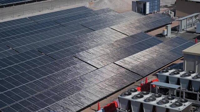 A view of the Mohammed bin Rashid Al Maktoum Solar Park, home to the world's largest CSP project.