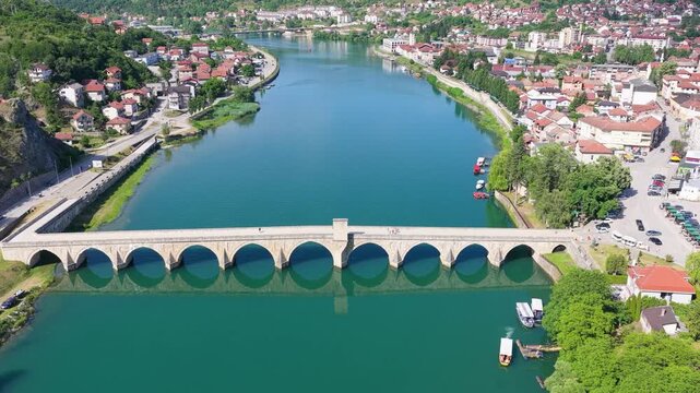 Mehmed Pasha Sokolovic Bridge spanning the Drina River