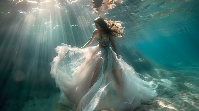 Underwater Fashion Shot