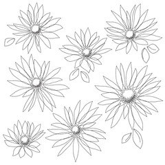 Obraz premium Abstract flower material ideal for textile design,