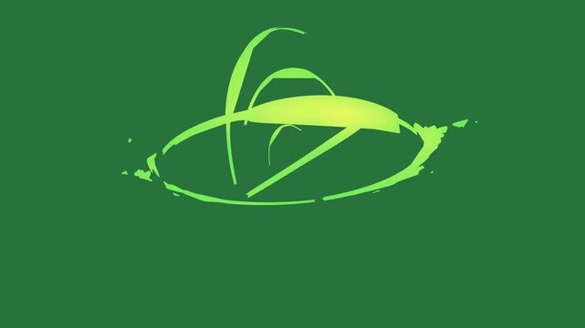 Lemon Dynamic with Logo - Chroma Key Green Screen Footage