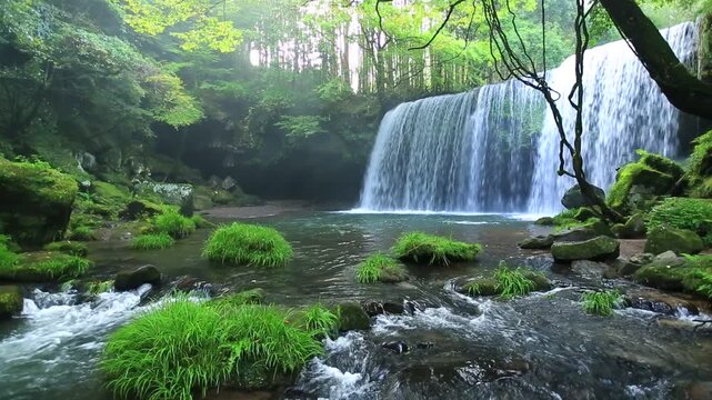 鍋ヶ滝の光芒