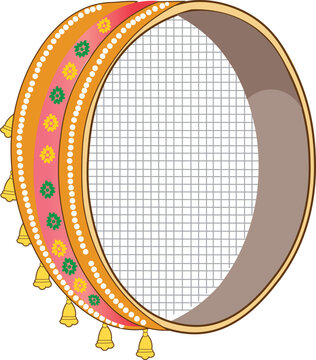 Decorative Karwa Chauth Channi Sieve Festival