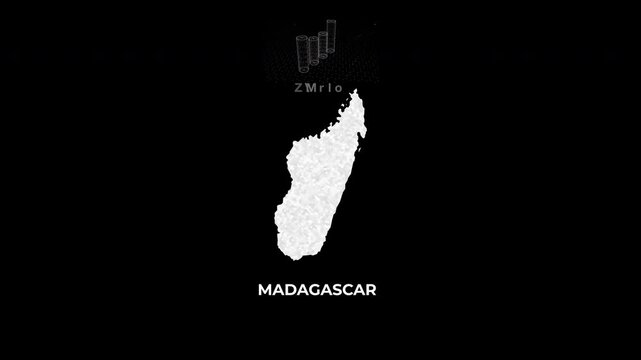 Madagascar technology map with animated charts, graphs, statistics, and analytics showcasing economy, infrastructure, innovation, population, trade, energy, and national development