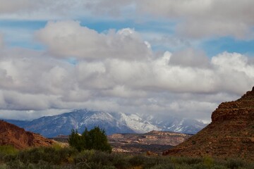 Fototapeta premium mountain landscape with clouds