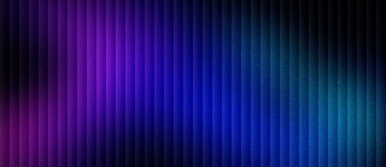 Futuristic neon background with vertical glowing lines. Abstract dark blue and purple gradient texture with striped pattern. Modern digital technology backdrop for cinematic gaming banners.