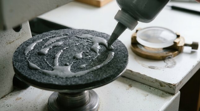 Industrial Craftsmanship and Surface Refinement in a Specialized Laboratory Workshop Environment