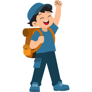 Hiking Illustration