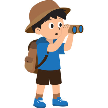 Hiking Illustration