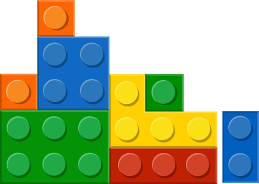 Colorful Lego Blocks Corner