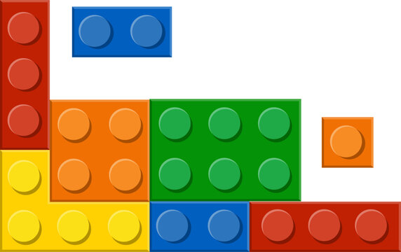 Colorful Lego Blocks Corner