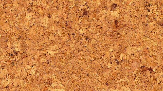 Cork material detail with natural texture and warm tones, seamless tile for nature-inspired visuals