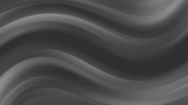 Smooth grey wavy lines monochromatic abstract pattern suitable for modern minimalist designs, silk texture backgrounds, and elegant graphic projects.
