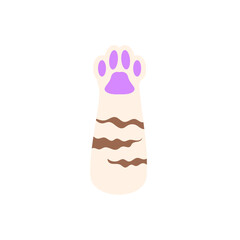 Cute Cat Paw Illustration Isolated © Gisella