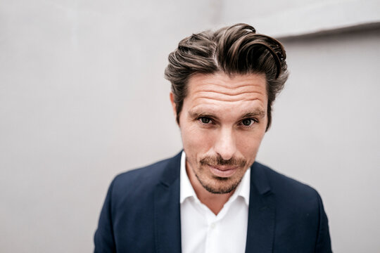 Portrait of confident businessman