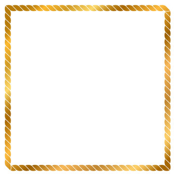 Minimalist luxury gold edge frame