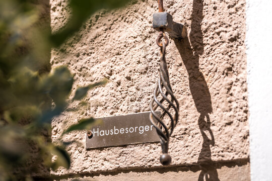 mechanische T&uuml;rglocke Hausbesorger