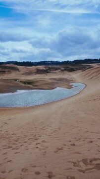 鳥取砂丘の美しい風景