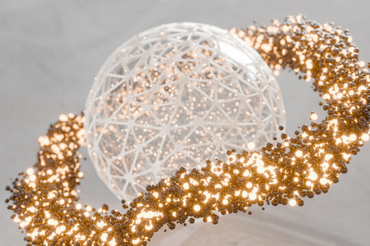 3D DNA Molecular Sphere Structure