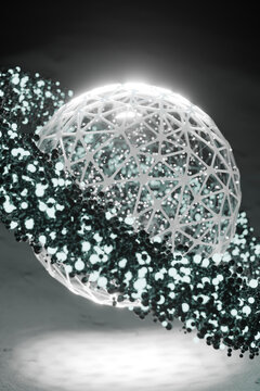 3D Biotech DNA Sphere Visualization