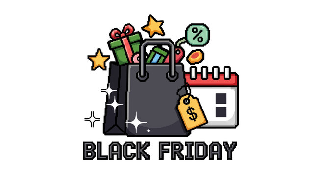 Black Friday Shopping Sale Discount.