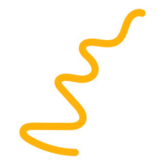 Fototapeta premium Swirl Doodle Line Icon