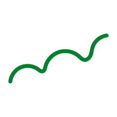 Naklejka premium Swirl Doodle Line Icon
