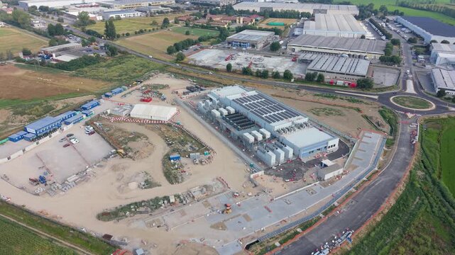 AI Data Center Construction for Future Digital Infrastructure, Siziano, Italy