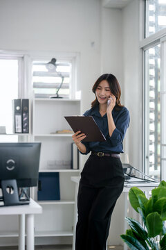 Portrait of creative startup woman at workplace