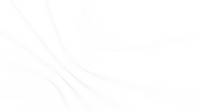 Dynamic white abstract background with soft flowing lines and curves creating sense of movement and light, perfect for graphic design and motion graphics.