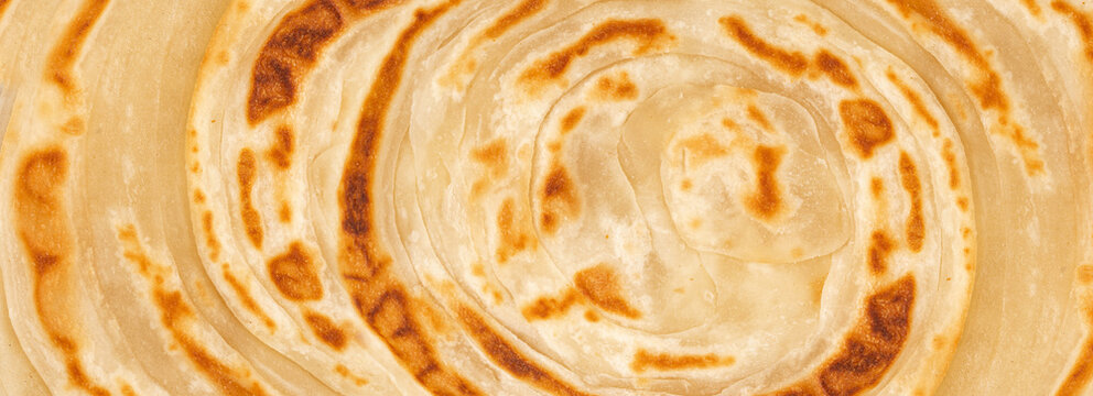 Kerala porotta known as paratha or parotta