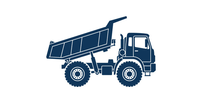 Dump Truck Vector Illustration