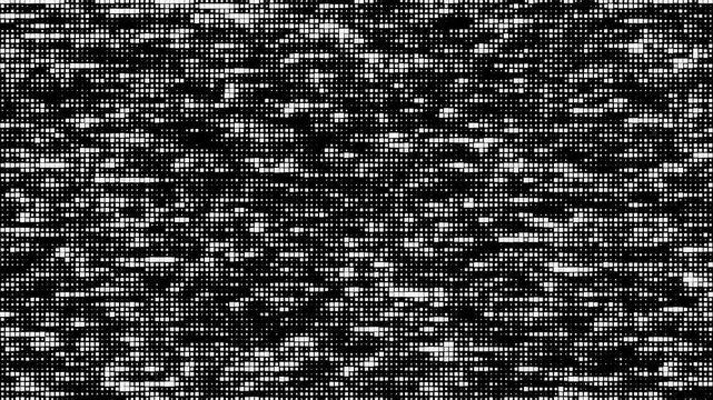Digital Glitch Noise Overlay with VHS Distortion and Analog Signal Interference &ndash; Abstract Minimalist Background