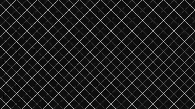 Grid lines intersect to form a geometric diamond pattern over a solid dark background.