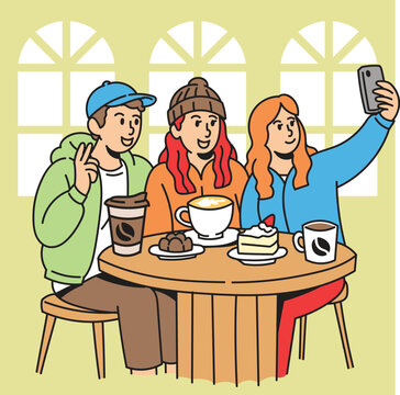 Autumn Coffee Selfie