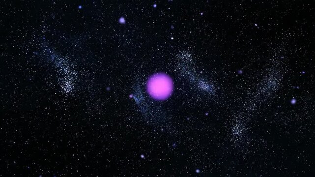 Star particle background material, deep star particle dynamic background