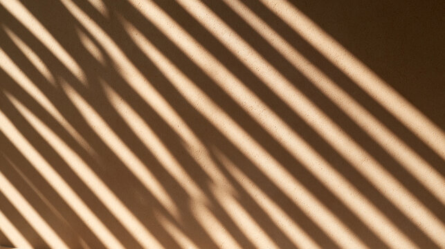 Diagonal Shadow Overlay on Warm Beige Textured Wall