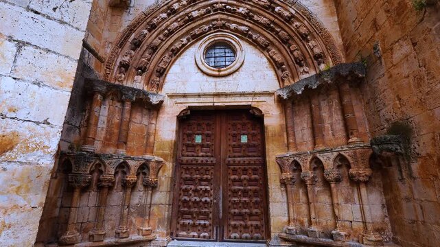 Cathedral of the Assumption of El Burgo de Osma in the Municipality of El Burgo de Osma, Province of Soria, Castile and Le&oacute;n, Spain, Europe
