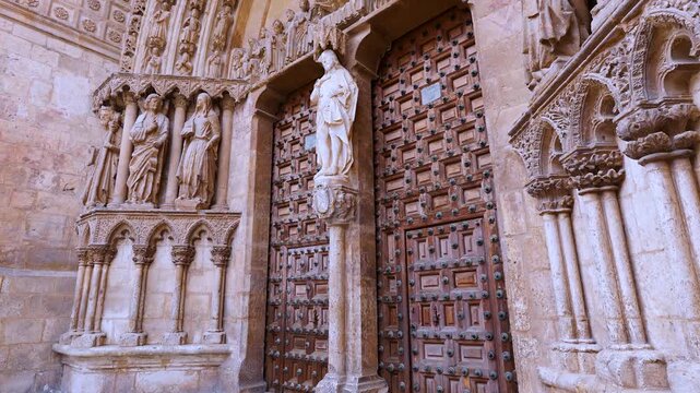 Cathedral of the Assumption of El Burgo de Osma in the Municipality of El Burgo de Osma, Province of Soria, Castile and Le&oacute;n, Spain, Europe