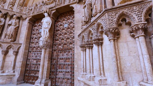 Cathedral of the Assumption of El Burgo de Osma in the Municipality of El Burgo de Osma, Province of Soria, Castile and Le&oacute;n, Spain, Europe