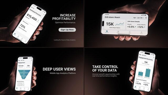 Realistic Hand Holding Phone Mockup