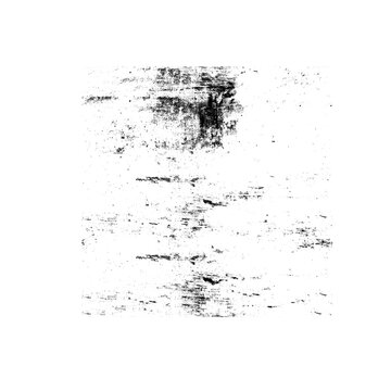 Grunge Distressed Texture Brush for Photoshop &ndash; Abstract Black and White Smudge Streak Overlay with Aged Rough Surface

