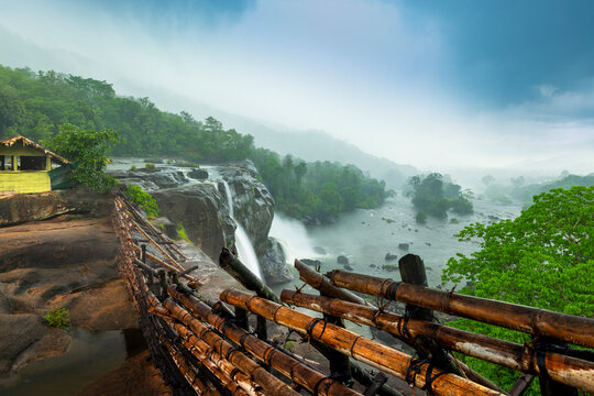 The beautiful view from the top of athirappilly waterfall.&aring;&ccedil;