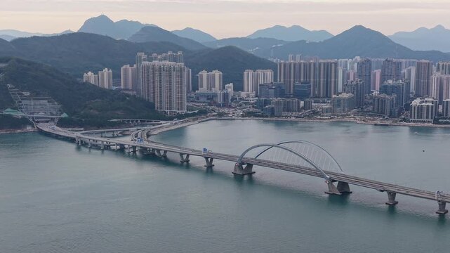 Majestic Tseung Kwan O Cross Bay Bridge View Oct 26 2025